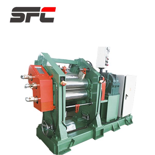XY-2I 900 High Accuracy Two Rollers Rubber Calender Machine with 900mm Working Roll Length and 37KW Motor