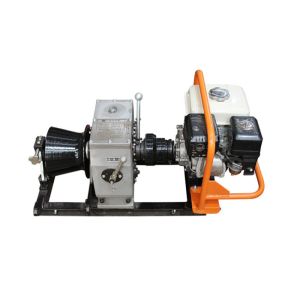 Quality 3 Ton Diesel Engine Single Drum Capstan Cable Pulling Winch for sale