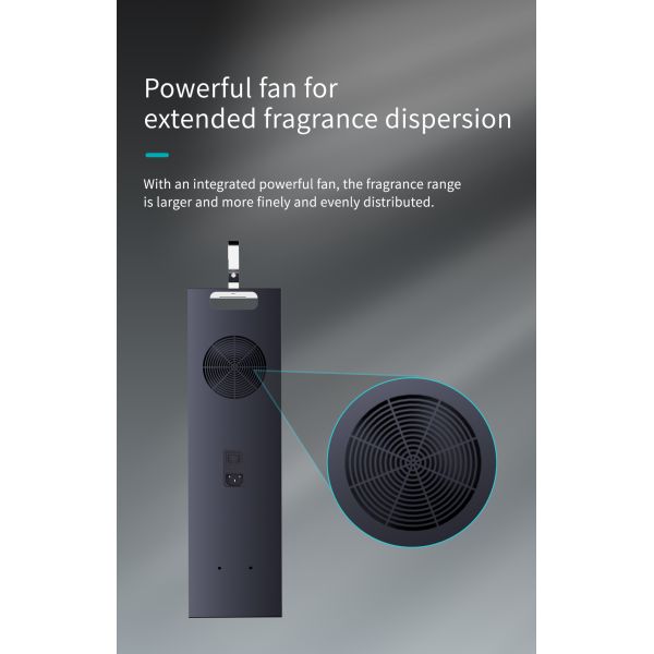 Bluetooth Remote Control Air Diffuser Commercial With Intelligent Display 5000cbm Coverage