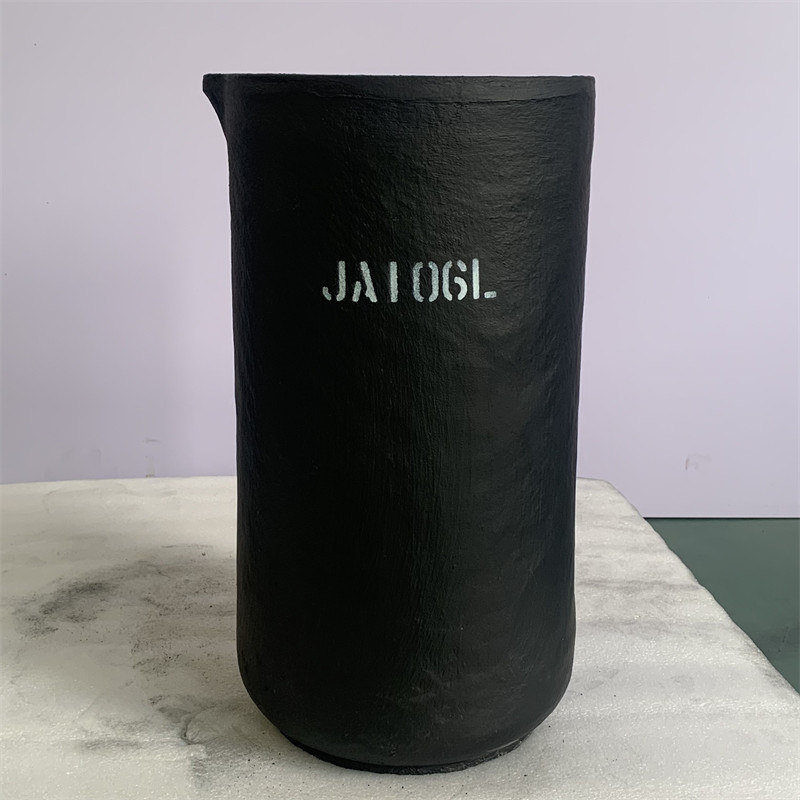 Silicon Carbide Graphite Silver Casting Crucible Black Smooth