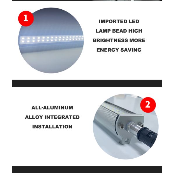 Oil Resistant CNC Machine Lamp Impact Proof LED Work Light Bar For Machine Tools