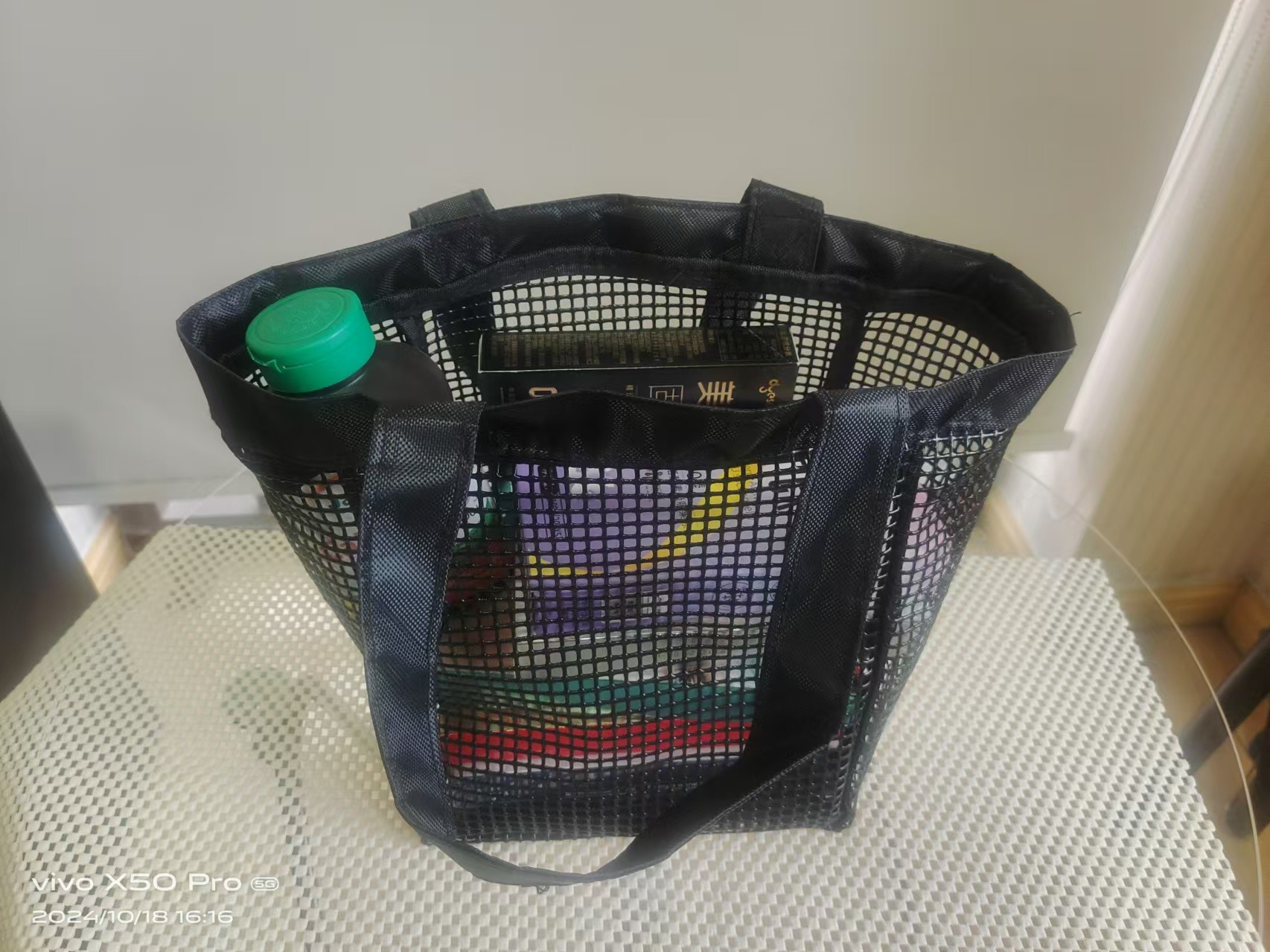 Multi Functional Stronger PVC Coated Mesh Bag for Fishing Shopping or Sport Storage Bag