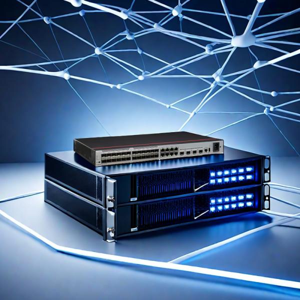 Customizable 48*25GE SFP28 8*100GE QSFP28 Data Center Switch CE6885-48YS8CQ and Customizable with POE function