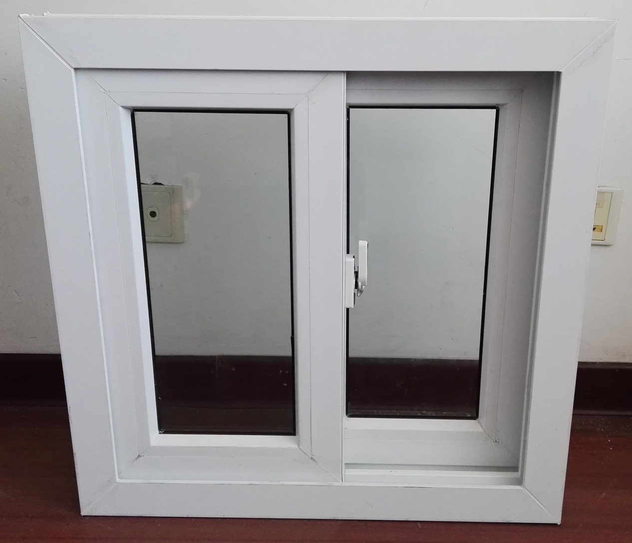 Simple Installation Double Glazed Pvc Sliding Window With Comprehensive
