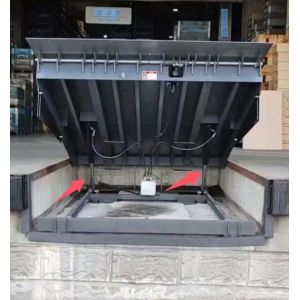 China 15 Ton Mobile Hydraulic Dock Leveler for Warehouse Loading on sale