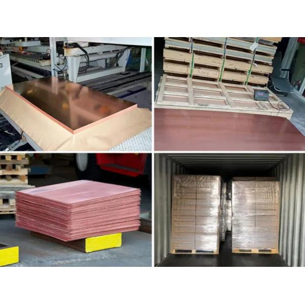 C10300 C10200 Pure Red 4x8 Copper Sheet Construction Grade Sheet