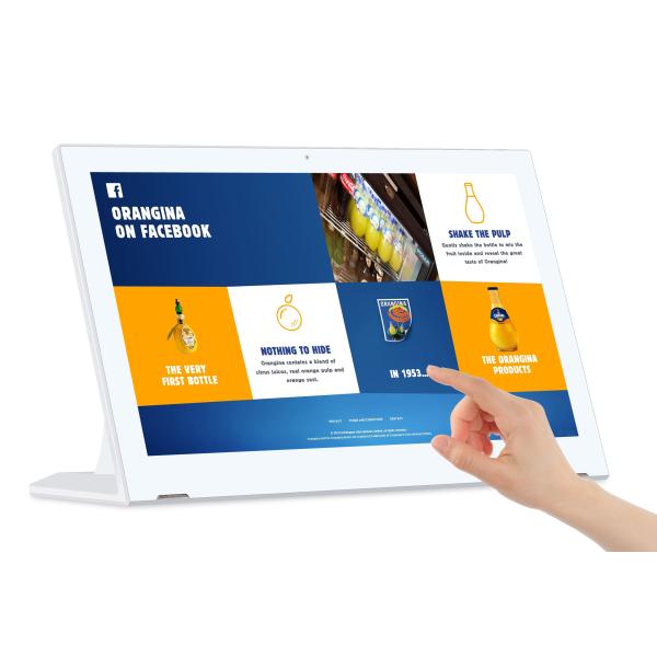 Black Color 17.3" LCD Digital Signage 381.89 x 214.81 mm With Touch Screen