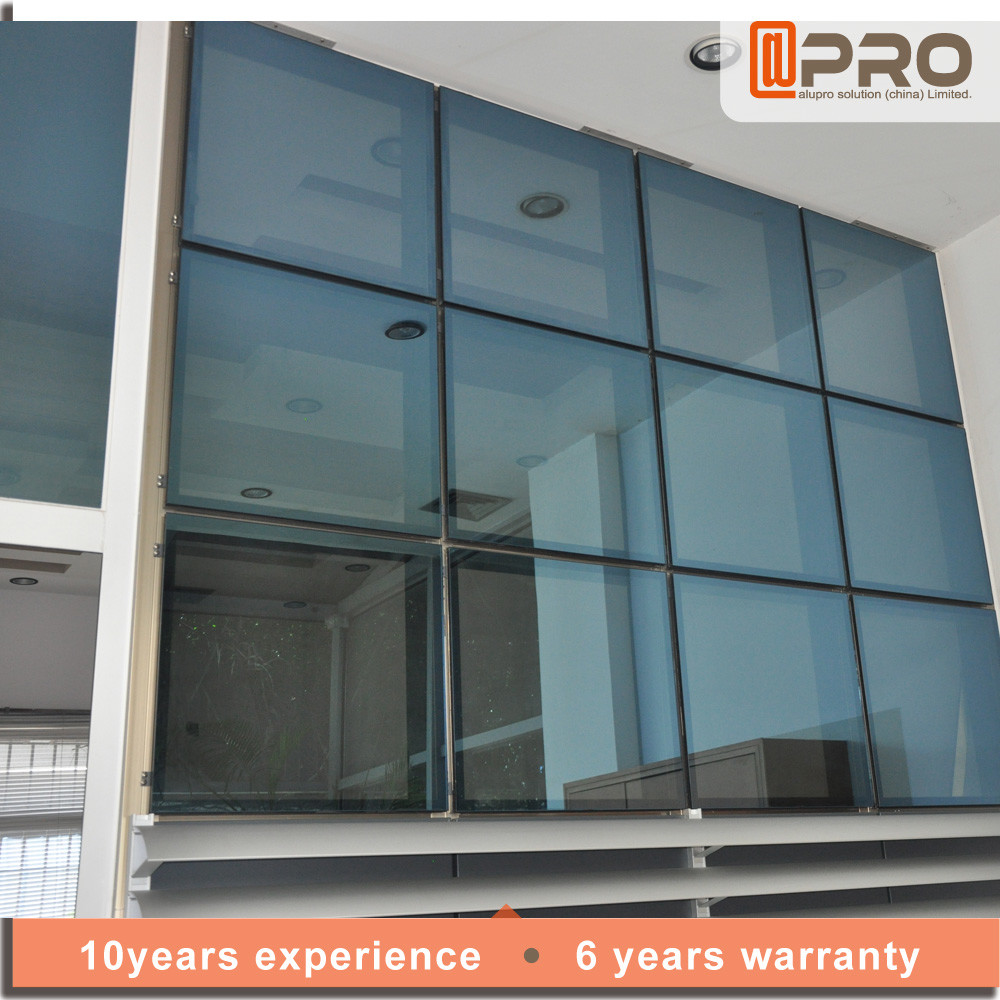 Waterproof Storefront Glazing Aluminium Facade Curtain Wall
