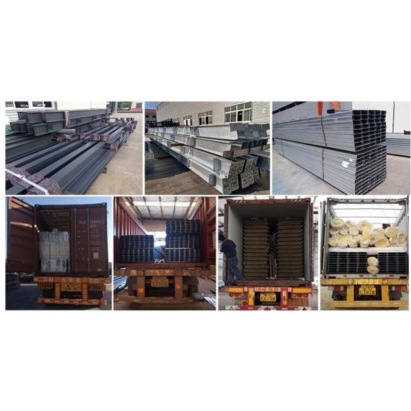 S355 Steel Square Pipe Beams Columns For Garage Buildings