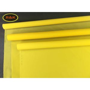 Polyester / Malla Serigrafia Screen Printing Fabric Mesh Yellow Silk Printing