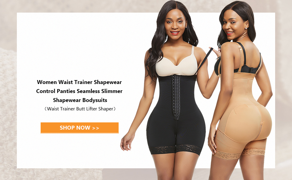 HEXIN Spandex/Nylon Women's Body Shaper High Waist Shaping Tumnmy Control Shapewear