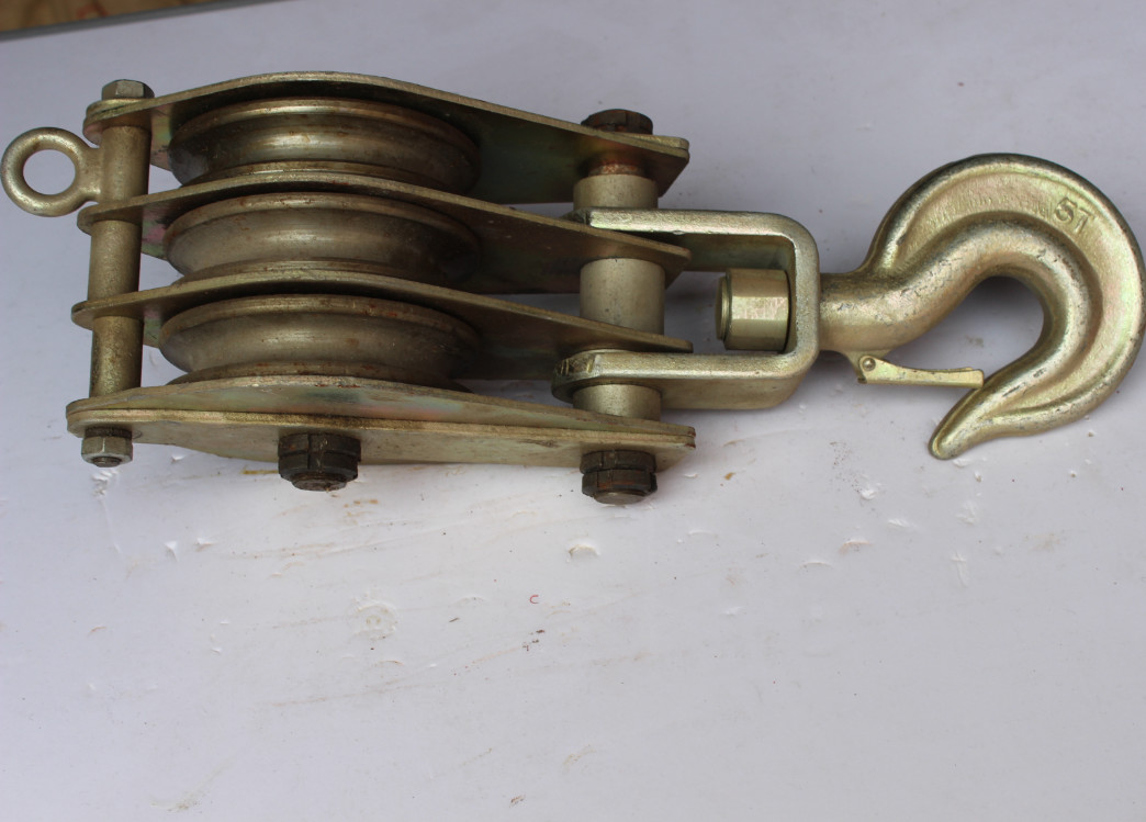Quality Power construction tools two ways dual sheave hoisting tackle for sale