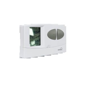 Powerful Wired Room Thermostat with LCD Digital Display Battery Powered