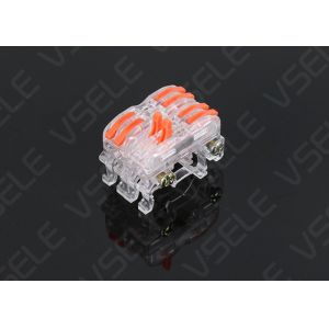 Quality Screwless Electrical Connection 32A 400V Din Terminal Block for sale