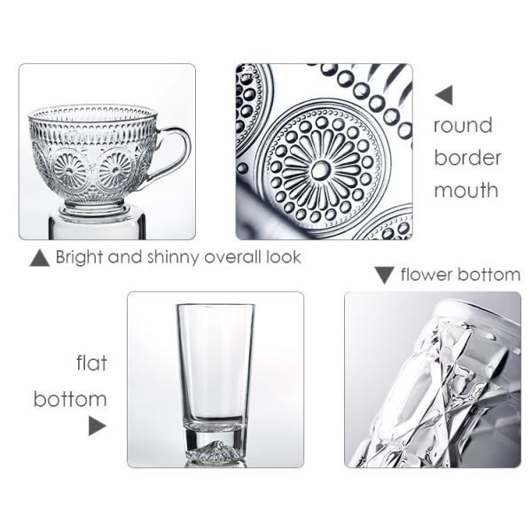 Sublimation Blank Glass Cup 11oz Glass Promotional Advertising Coffee Mug