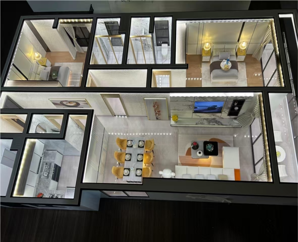 House Scale Model 1:50 Architectural Scale Model Interior Customized