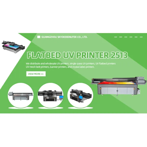 2513 UV Black Light Printing Large Format Flatbed Printer with Flatbed Scanner