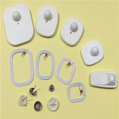 Blank Variety Dimension Hard Tag Security With Barcode / Magnetic Lock