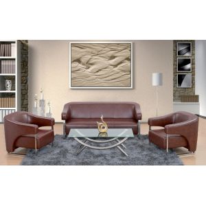 Modern PU leather China reception office sofa