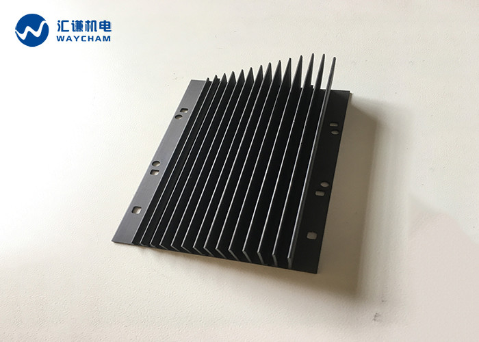 Quality Micro Machining 6063T5 Aluminium Cooling Fins Anodized Heat Sink for sale