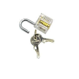 Mini Version Transparent Lock Essential Tool For Locksmith Training