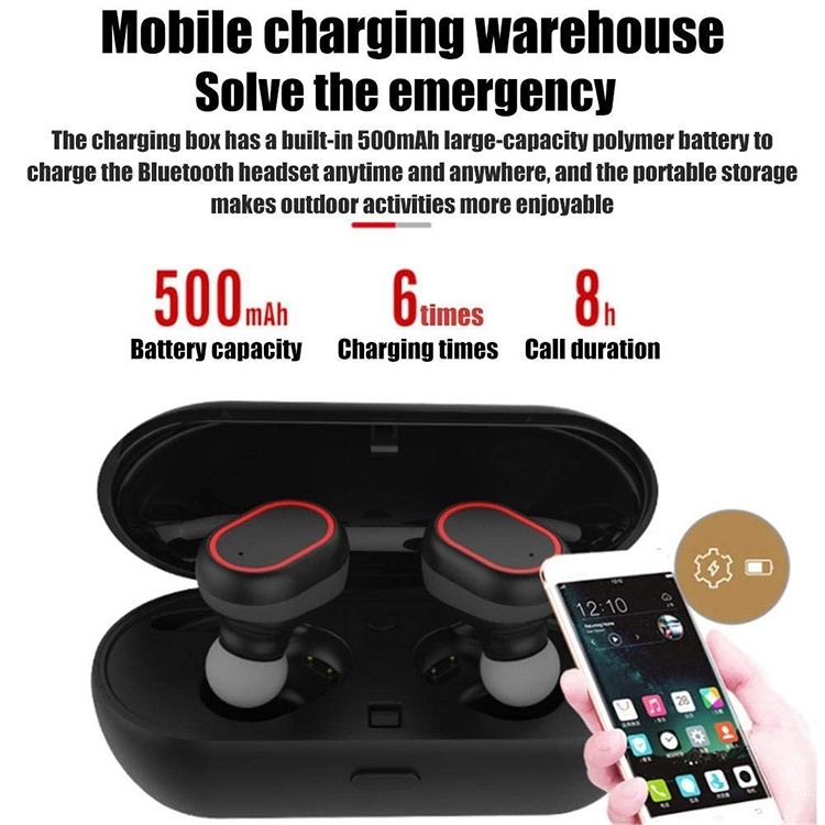 Hot Sell Wireless Invisible Bluetooth Earphone RoHS Earbuds