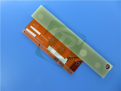 2-Layer 0.22mm Flexible PCB with FR-4 Stiffener 2OZ Copper