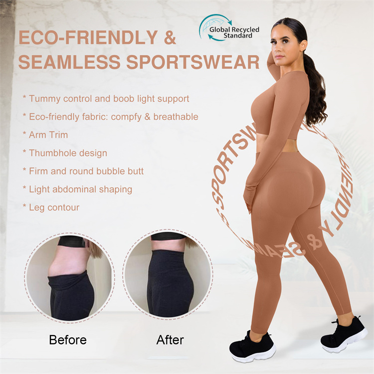 Support 7 Days Sample Order Lead Time for Airwear Gym Wear Yoga Wear Set Clothing