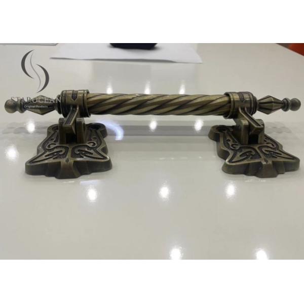 Zamak Metal Coffin Handle Zinc Alloy Material European Style In Gold Plating ZH005