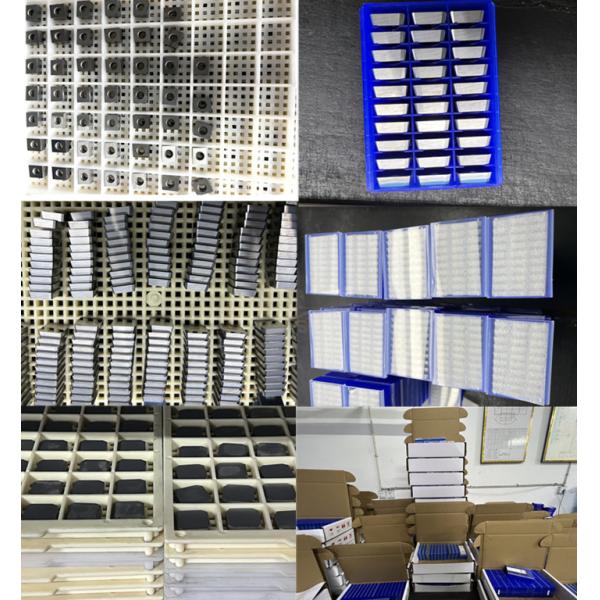 93.2HRA K05 K10 Carbide Milling Inserts PVD CVD Coated Inserts For Precision Ground