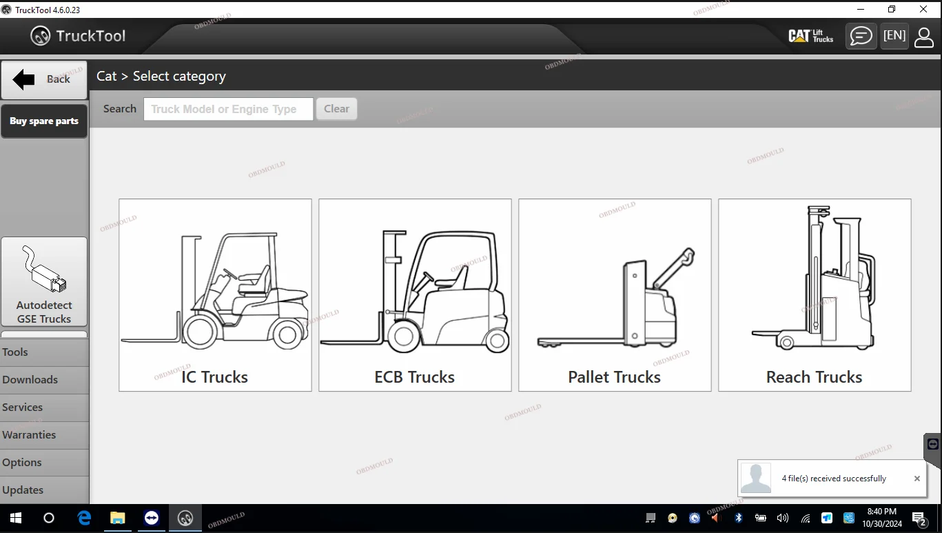 Universal Forklift Diagnostic Tool TruckTool For Resetting AGV Model Service Counter Wizard For MITSUBISHI, ET, TCM, UNI