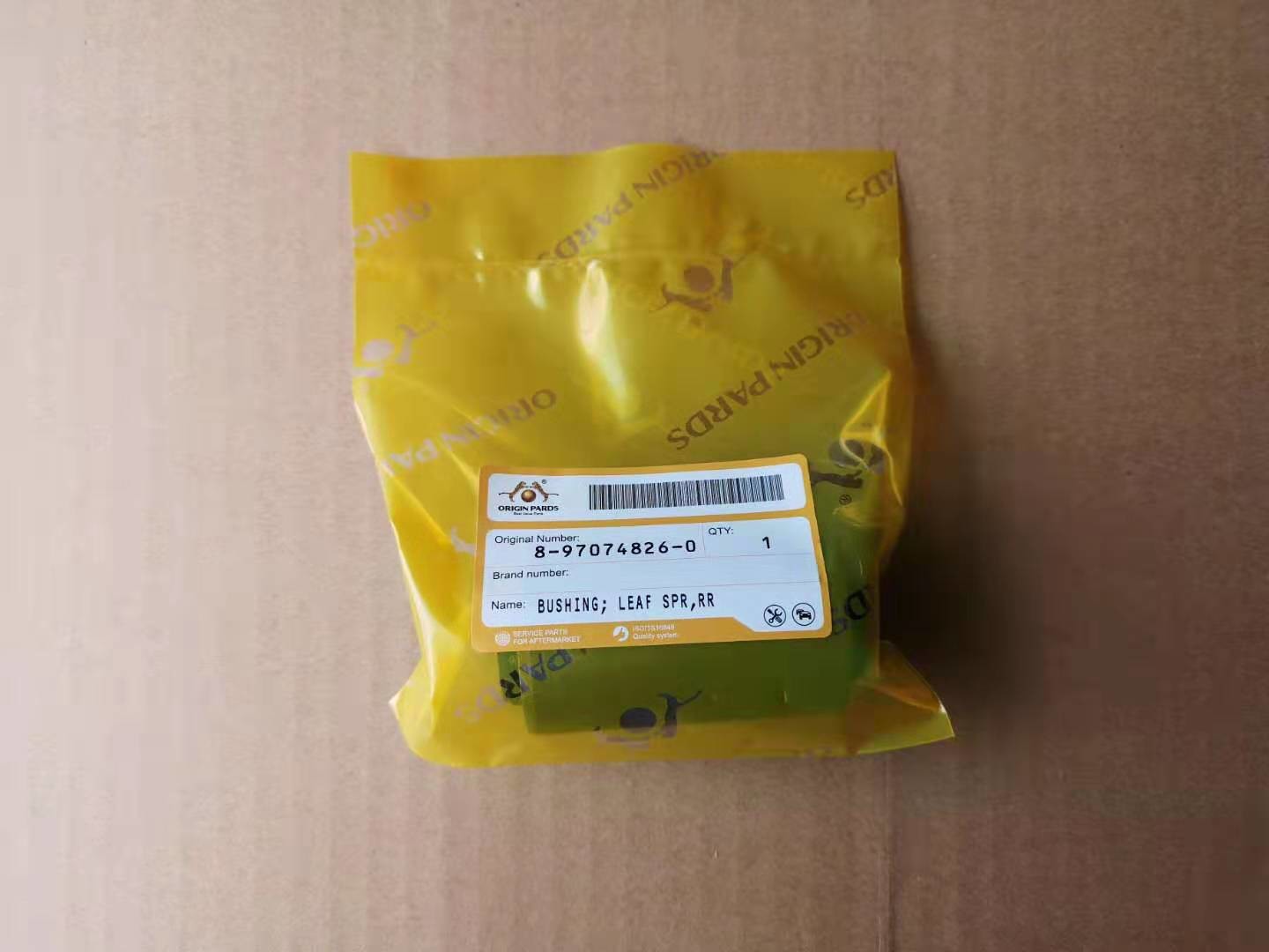 Round Spring Bushing ISUZU NPR Parts 8970748260 Layering Rubber And Thicker Inner Steel Pipe