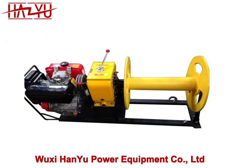 Quality 50kn Wire Rope Traction Winch for Power Line Construction for sale