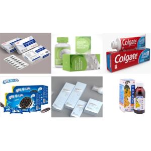 Quality 1 Fold Continuous Blister Box Cartoning Machine 180L/Min for sale