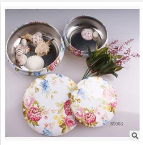 Quality Creative Promotional Round Tin Boxes With Lids Customizable High Capacity for sale