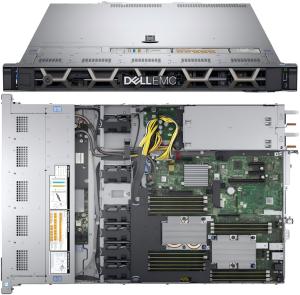 Quality OEM EMC Dell Rack Mount Server R440 16DDR4 DIMM Slots for sale