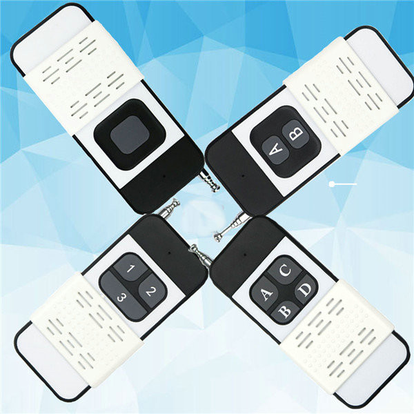 Wireless remote control 315/433 MHZ wireless remote control 1000m push cover new 1/2/3/4 key wireless remote control