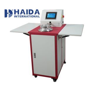 China High Precision Computerization Textile Breathability Test Fabric Air Permeability Tester on sale