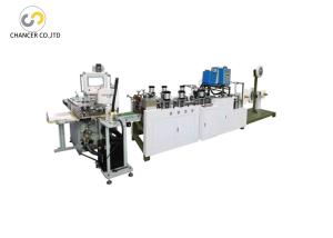 Quality Automatic square bottom flat rope paper handle pasting machine for sale