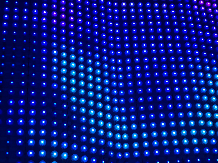 Transparent LED Mesh Screen Outdoor LED Point Light Display IP67 12V