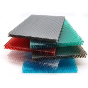8mm Polycarbonate Hollow Sheet Clear Roof Solid