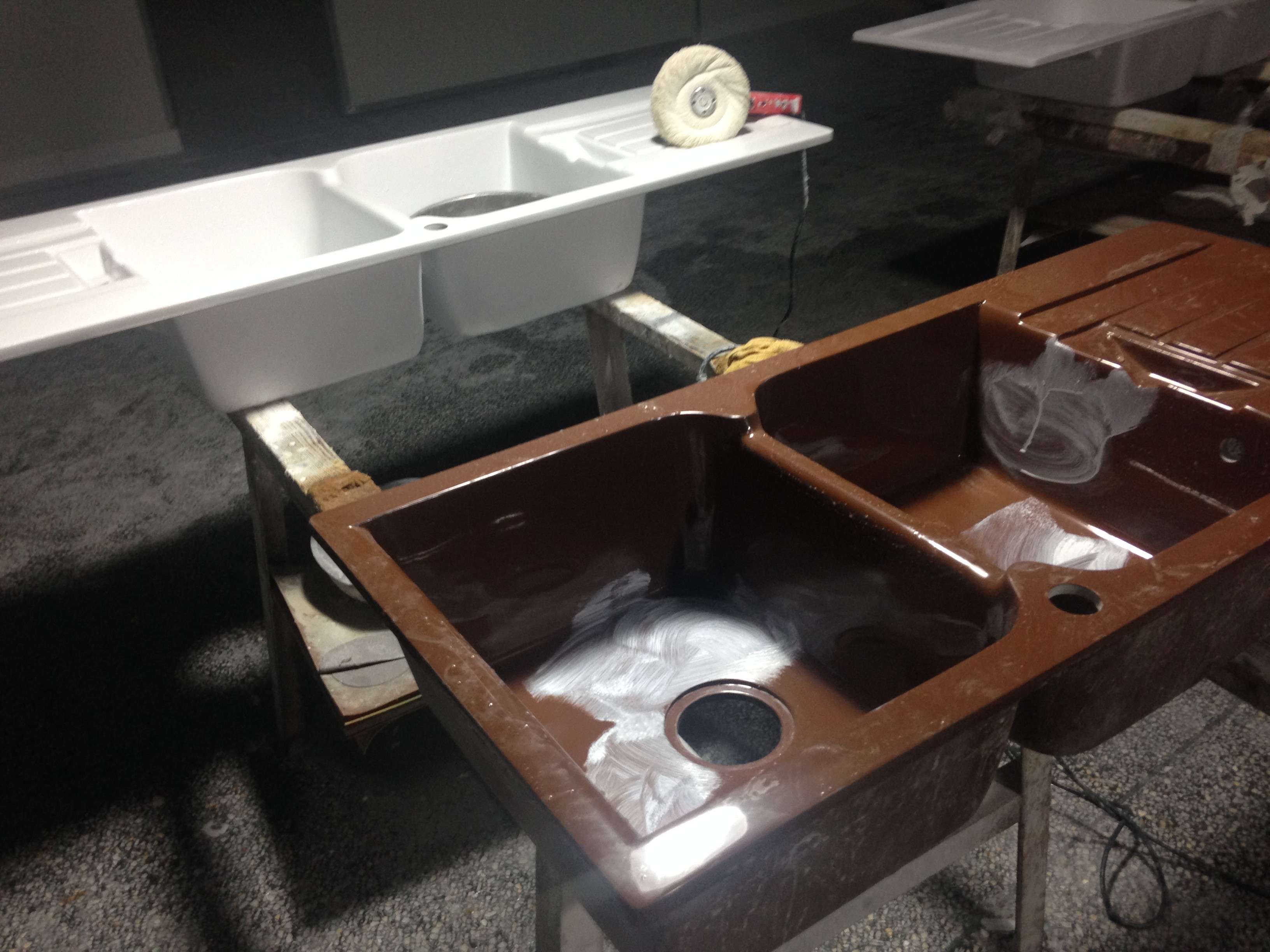 artificial stone sink extrude machine