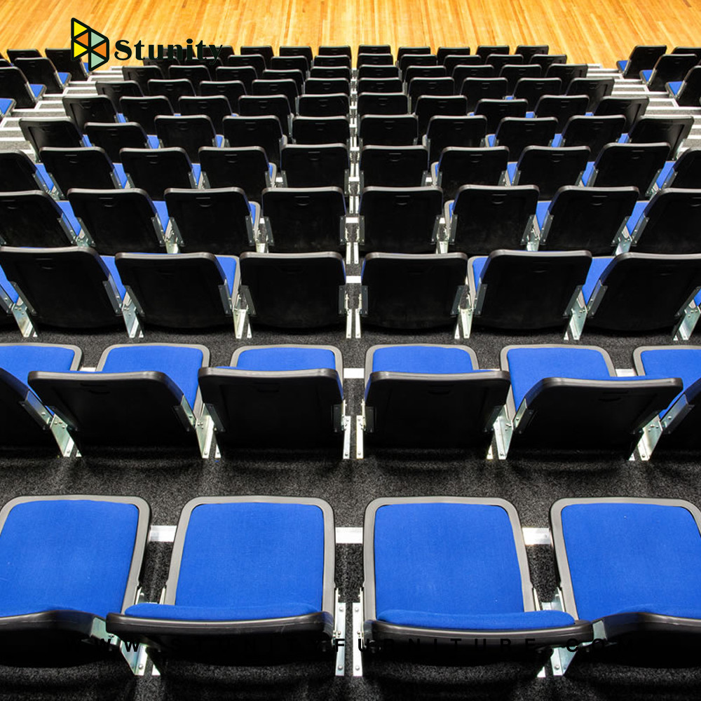 Quality Fire Resistant Retractable Stadium Chair Bleacher Seat for sale