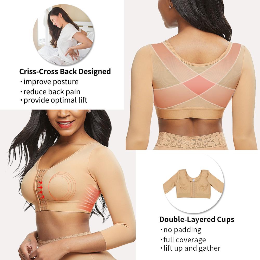 HEXIN Women's Butt Lifter Shapewear for Postpartum Stage 2 and 3 Compression Surgery