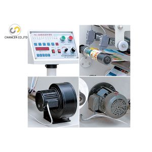 High speed blank adhesive label sticker slitting rewinding machine