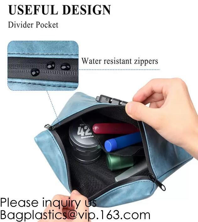 Activated Carbon Lined Odor Small Smell Proof Bag For Weed With Waterproof Zipper,Smellproof Pouch Stylish Secire Lock B