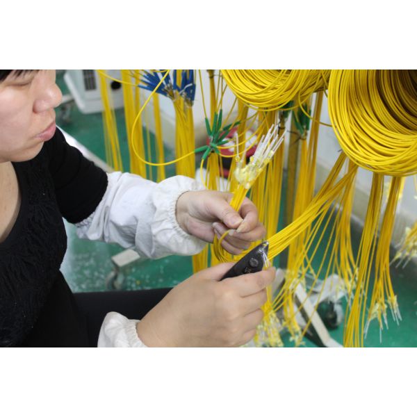 Customized ST-ST Patch cord LSZH Outer Sheath