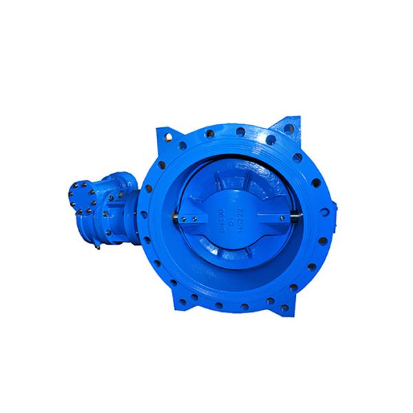 Quality EN12266 Ductile Iron Double Eccentric Butterfly Valve DN150 for sale