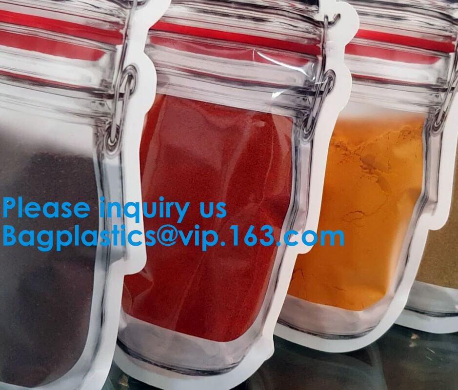 Glossy Laminate Zipper Bag Aluminum Foil Flat Pouch Bag Matte Finish Aluminum Foil Compostable Doypack