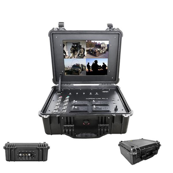 Buy Four Channel COFDM Video Receiver 128bits With Embedded DVR at wholesale prices